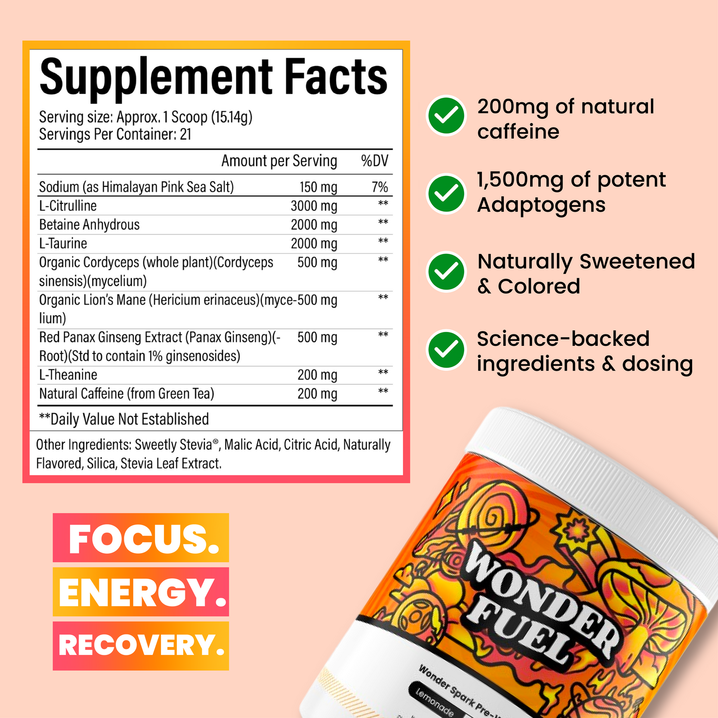 Wonder Spark Pre-Workout
